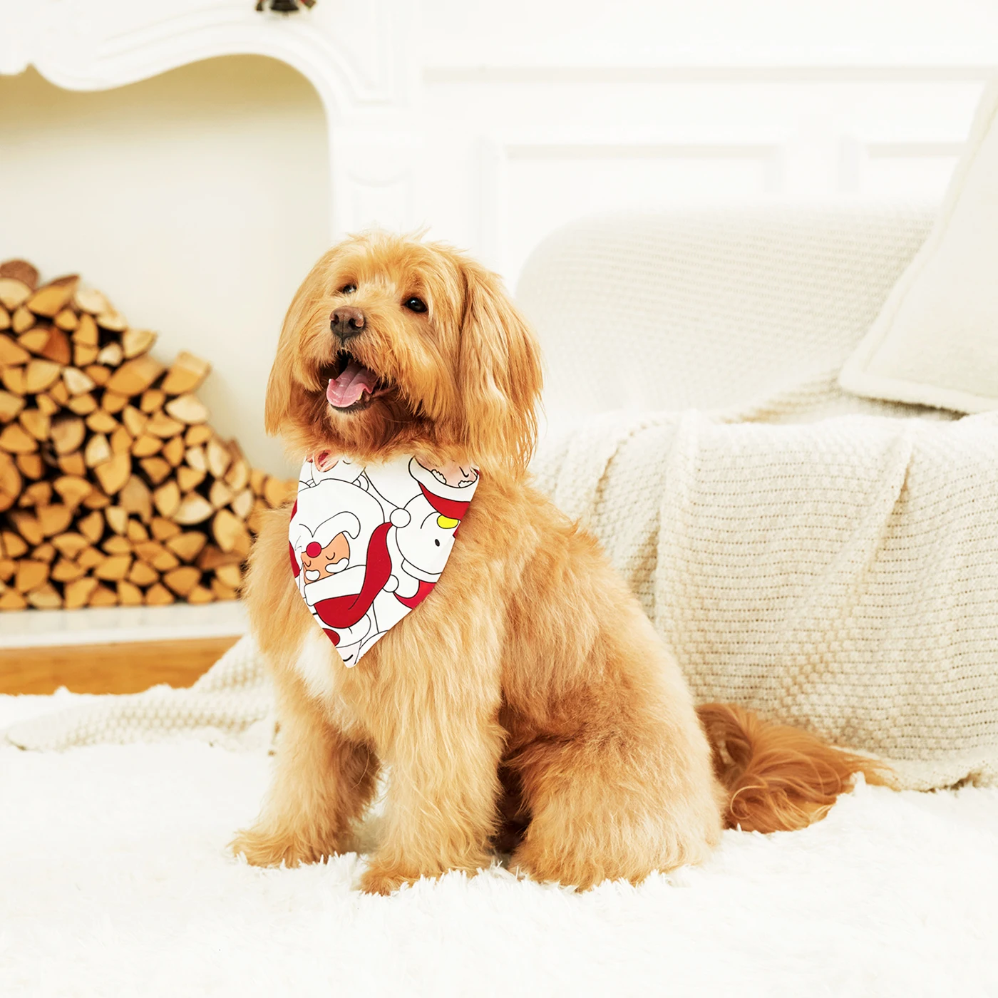 PatPat Christmas Family Matching Letter and Gingerbread Man Print Long-sleeve Pajamas Sets - Image 5