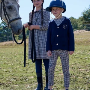 AS AW25 Check shabbos + silk wool knitting Collection sister brother family match clothes boys girls clothing